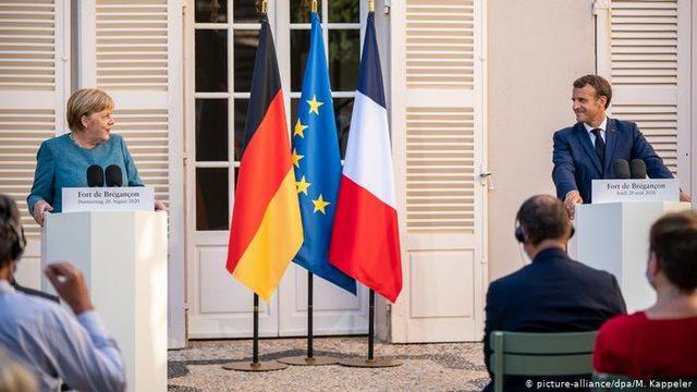 Merkel ve Macron'dan Doğu Akdeniz gerginliğini azaltma çağrısı
