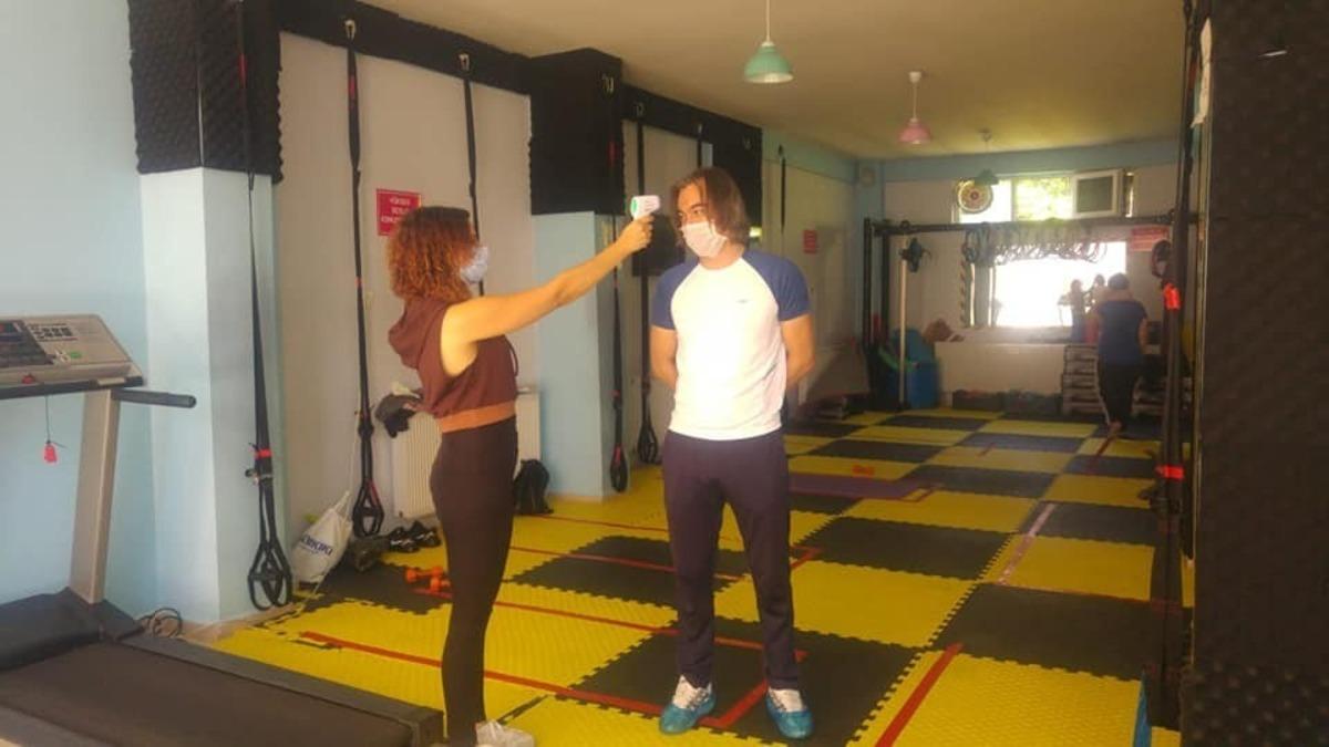 Spor salonlarına Covid-19 denetimi