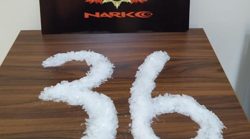 Kars&rsquo;a metamfetamin getirirken yakalandı