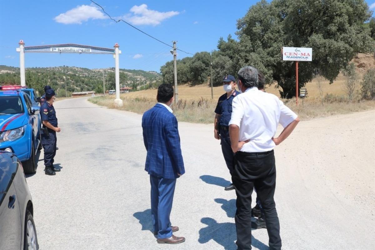 Kaymakam Alkan G&ouml;kler beldesini denetledi