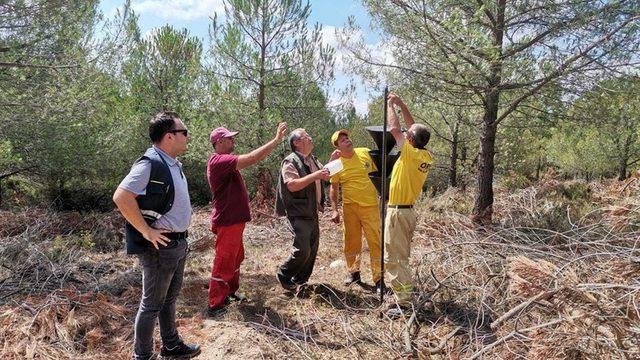 Karabiga’da ‘dumansız yangın’ ile mücadele