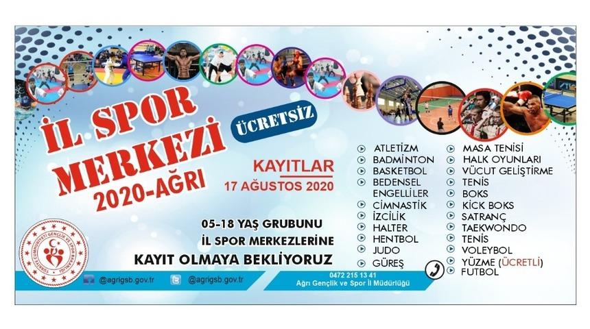 Ağrı&rsquo;da &uuml;cretsiz Yaz Spor Okulları kayıtları başladı