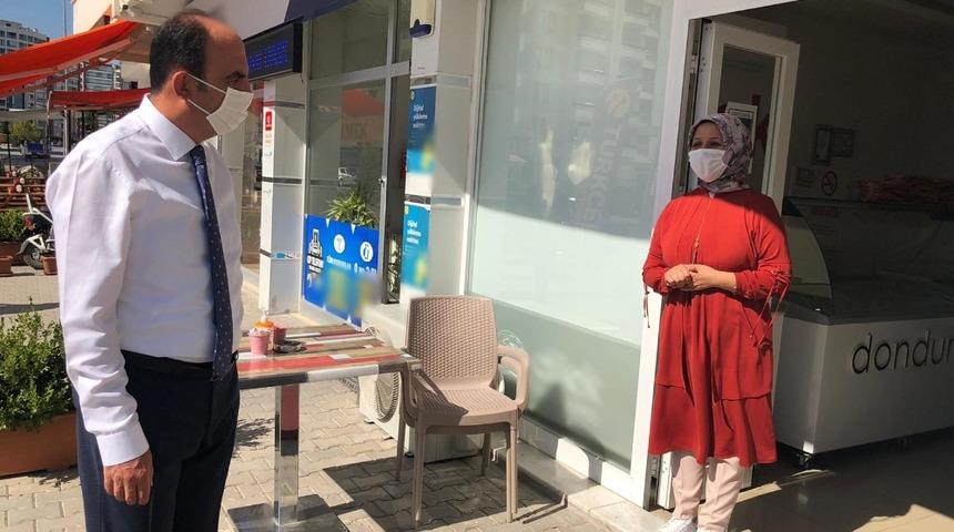 Başkan Altay&rsquo;dan korona vir&uuml;s denetimi