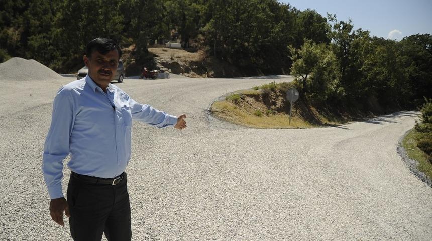 Aydın Büyükşehir’den Ovacık yoluna sathi kaplama