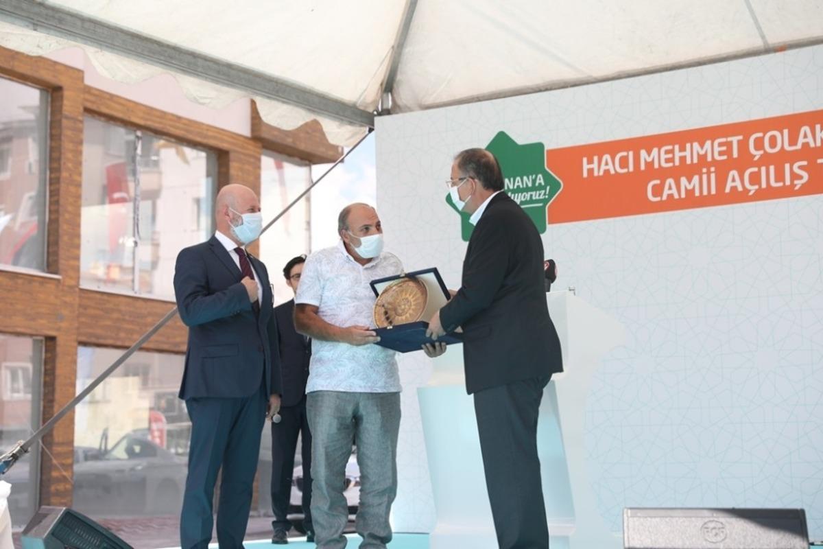 Kocasinan&rsquo;da Hacı Mehmet &Ccedil;olakbayrakdar Camii ibadete a&ccedil;ıldı