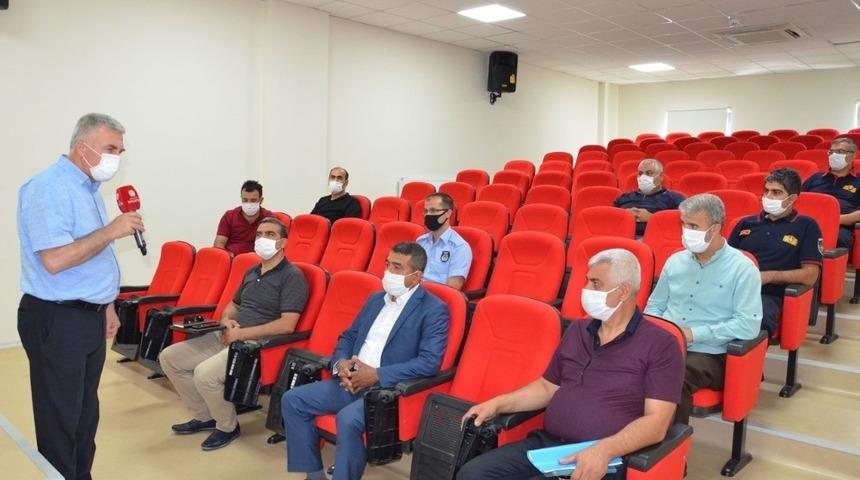 Malatya B&uuml;y&uuml;kşehir&rsquo;den pazar yerleri yangın g&uuml;venliği toplantısı