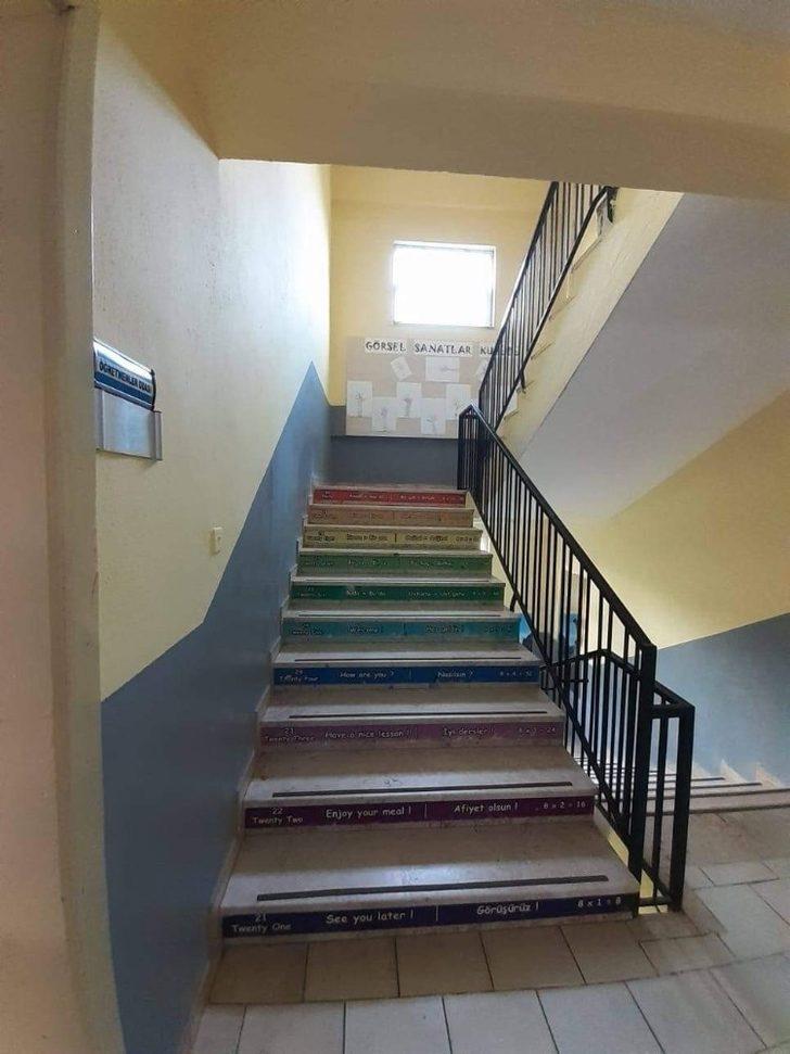 Okulda boyama çalışmaları yapıldı G4