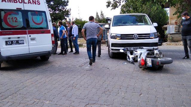 Simav’da trafik kazası: 1 yaralı