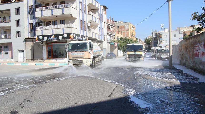Haliliye’de dezenfekte çalışmaları sürüyor