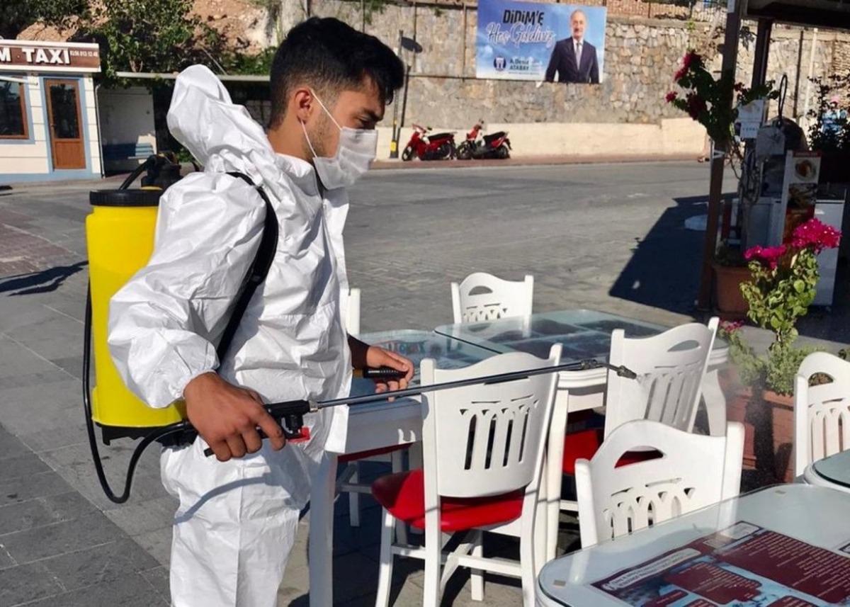 Didim&rsquo;de Korona vir&uuml;se karşı sıkı tedbirler alınıyor