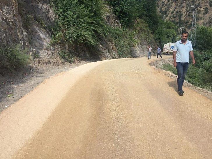 Sason’da grup köy yolunda asfaltlama çalışmaları başlatıldı G4