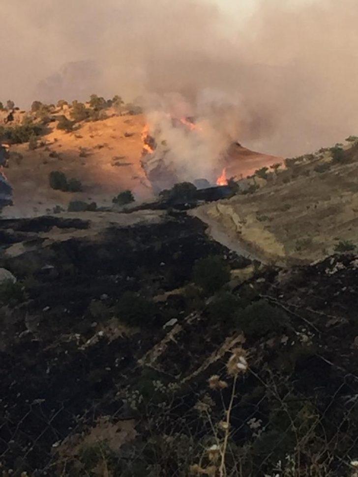 Siirt’te fıstık bahçelerinde yangın G4