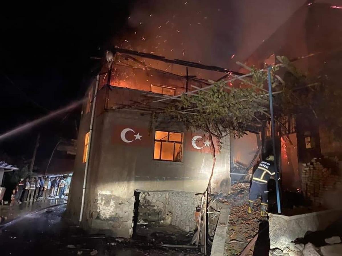 İskilip&rsquo;te yangın