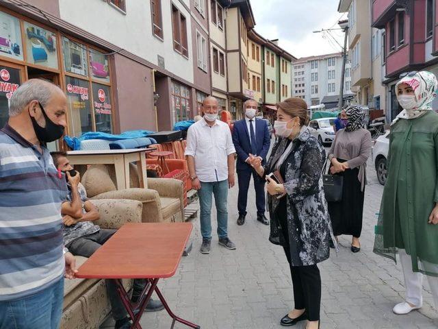 Erenler’den esnaf ziyareti