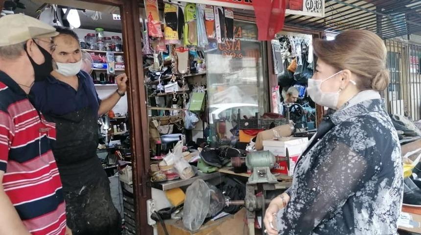 Erenler&rsquo;den esnaf ziyareti