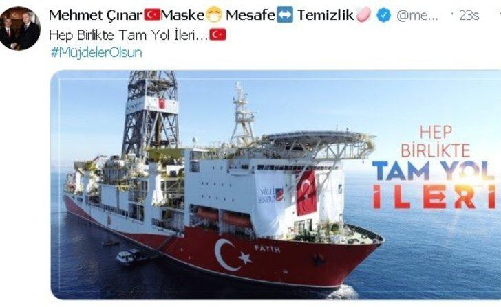 Doğalgaz rezervinin keşfedilmesine başkanlardan sevinç G3