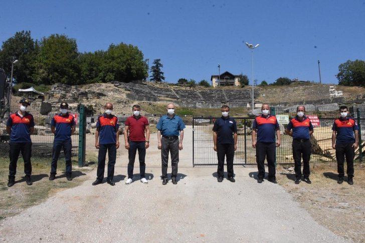 Kazı çalışması bu kez ateş savaşçıları yaptı G1