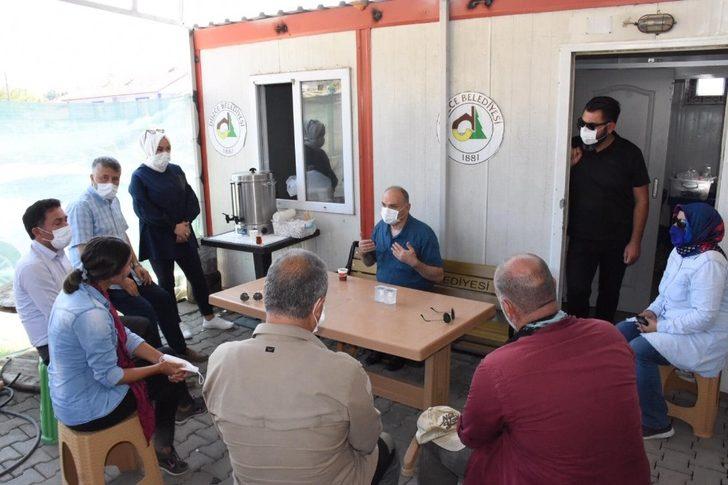 Kazı çalışması bu kez ateş savaşçıları yaptı G3