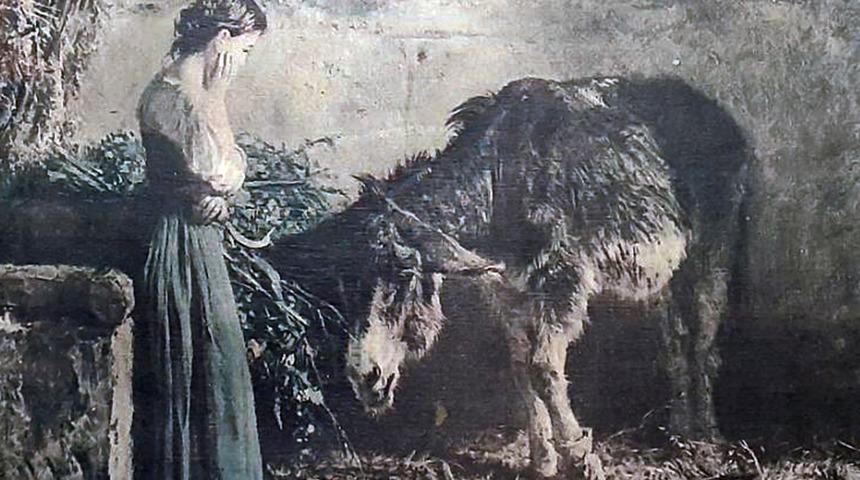 Muğla'da 149 yıllık tablo ele ge&ccedil;irildi