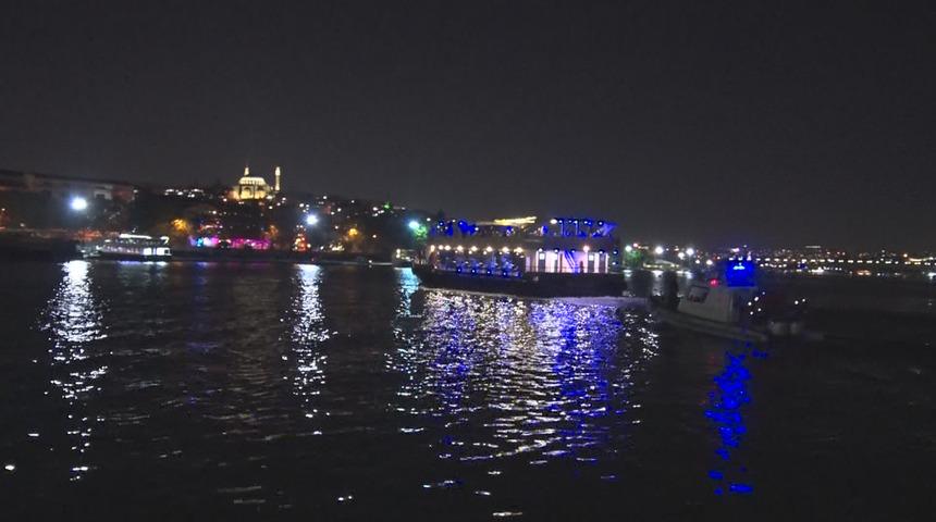 İstanbul Boğazı'ndaki teknelere helikopter destekli koronavirüs denetimi