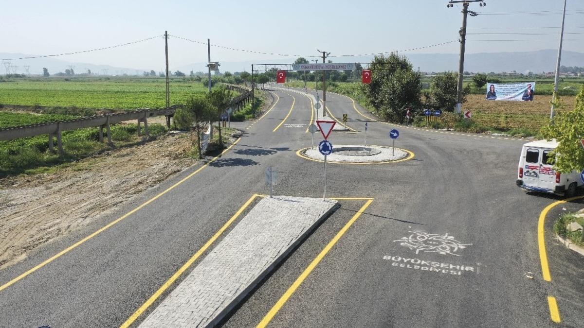 Osmanb&uuml;k&uuml;&rsquo;nde yol &ccedil;alışmaları tamamlandı