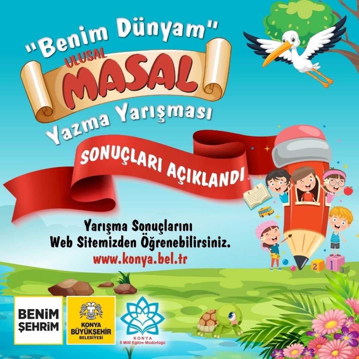 Konya B&uuml;y&uuml;kşehir&rsquo;in Masal Yazma Yarışması sonu&ccedil;landı