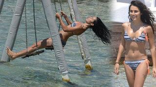 Serenay Aktaş Bodrum'da tatilde