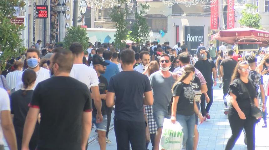 İstiklal Caddesi'nde korkutan g&ouml;r&uuml;nt&uuml;