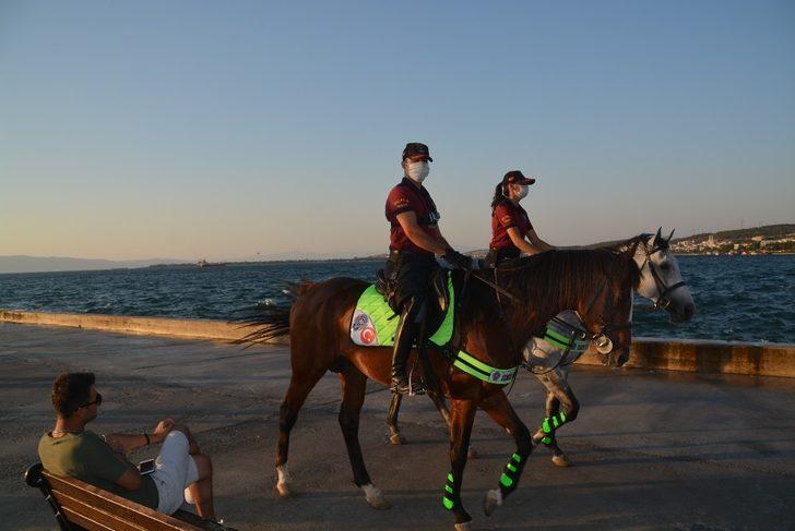Atlı polisler Aliağa’da göreve başladı G1