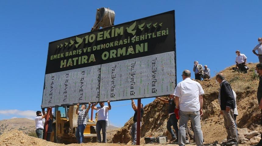 Hekimhan’da Hatıra Ormanı’nın açılışı yapıldı