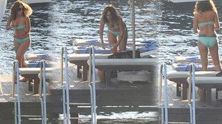 Ziynet Sali sıcaklardan bunaldı, denize giremedi