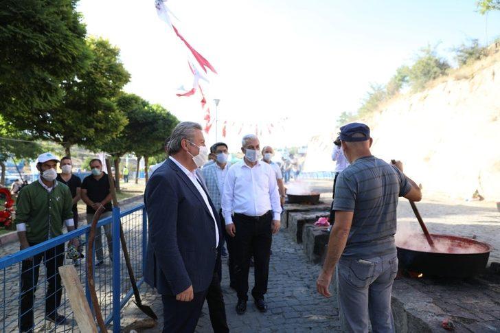 Salça günlerinde ilk salça Başkan’dan G1