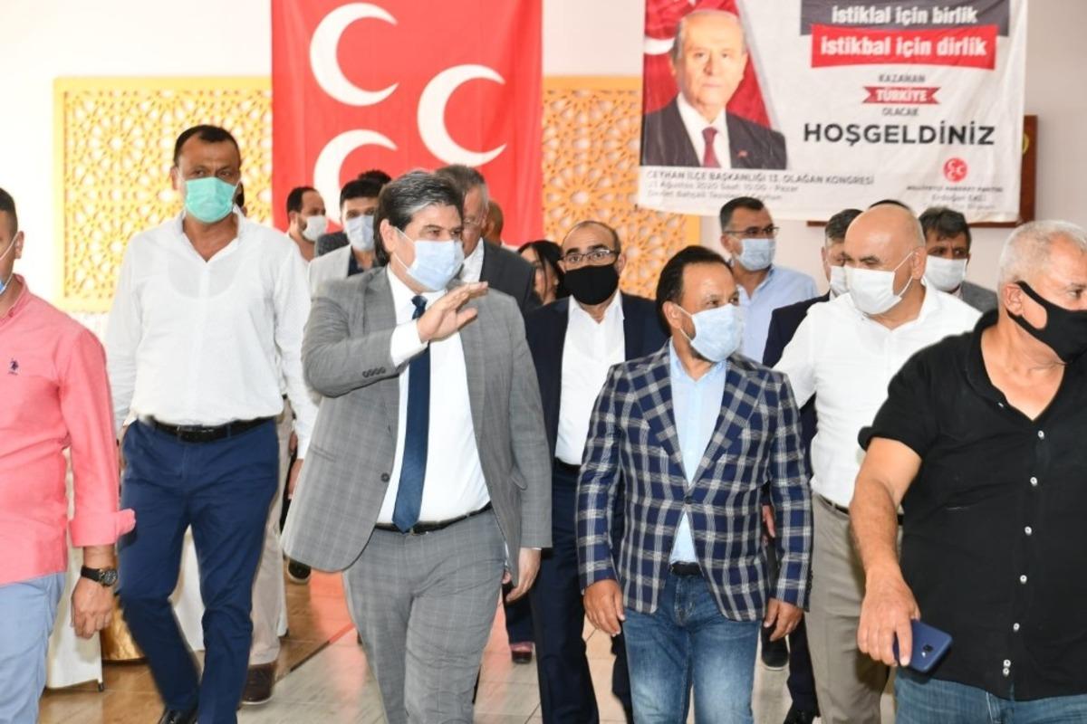MHP Adana&rsquo;da 6 il&ccedil;ede kongre yaptı