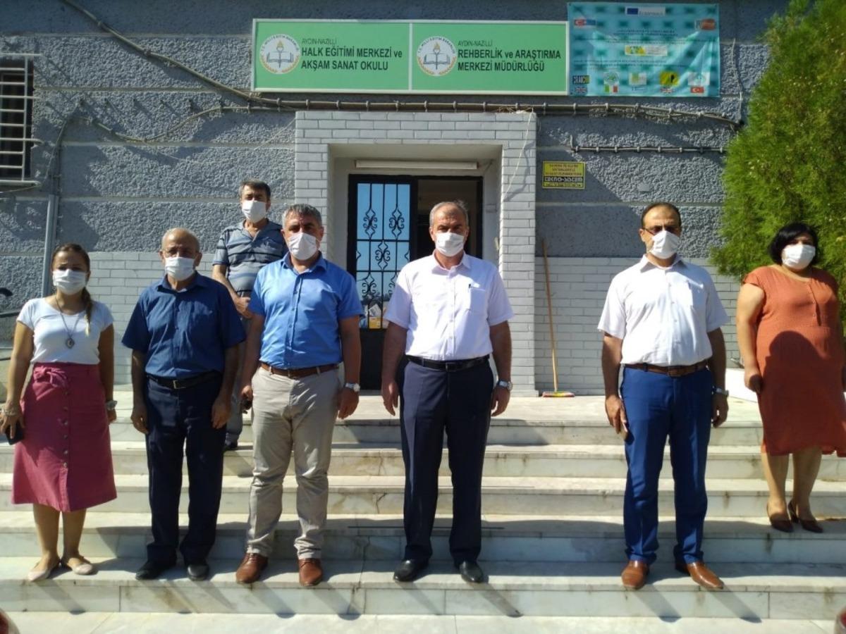 İl Milli Eğitim M&uuml;d&uuml;r&uuml; Okumuş&rsquo;tan Nazilli ziyareti