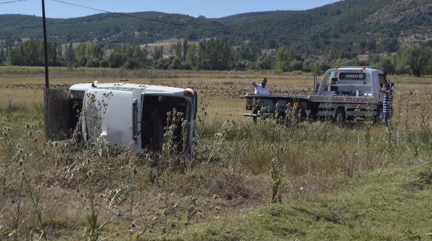 Tavşanlı&rsquo;da trafik kazası 1 yarlı