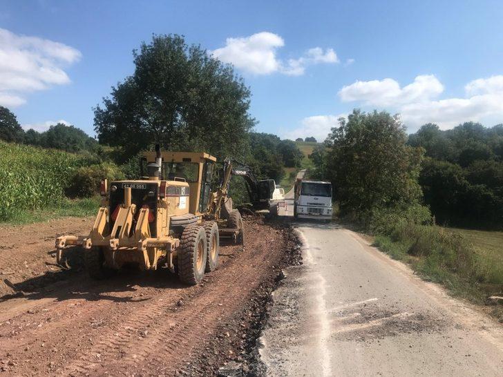 Heyelanın yıktığı yollar yenileniyor G2