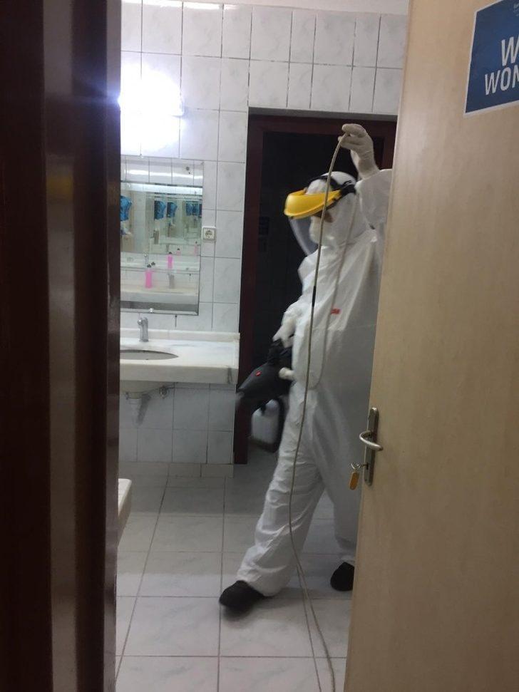 Alanya’da spor tesislerine dezenfekte işlemi G4