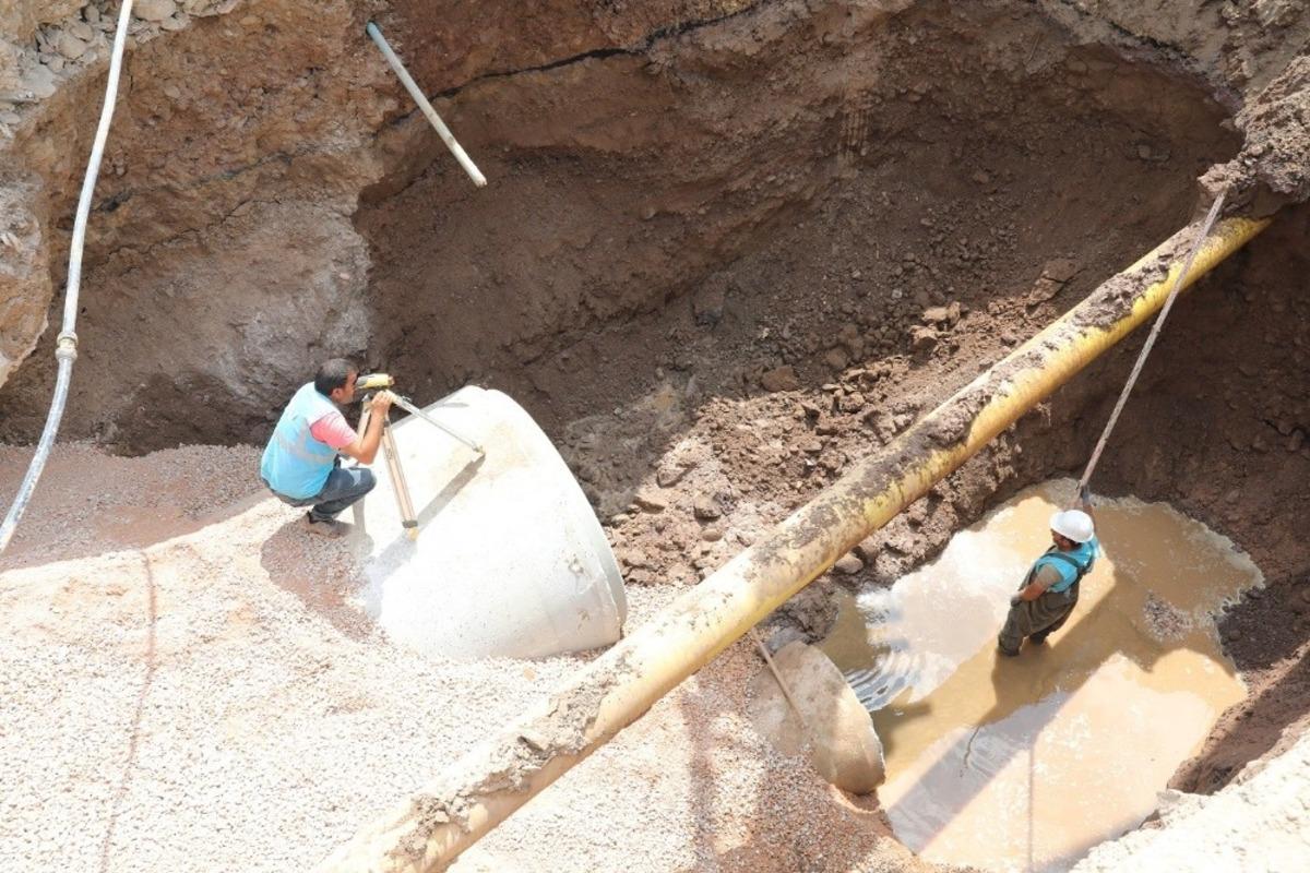 Başkan S&ouml;ğ&uuml;t, altyapı &ccedil;alışmalarını inceledi
