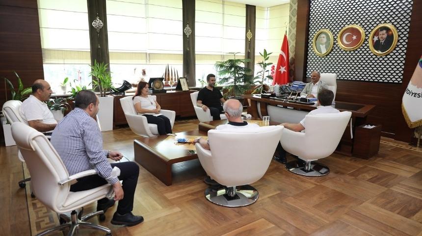 Başkan S&ouml;ğ&uuml;t, Halk Eğitim Merkezleriyle ilgili bilgi aldı