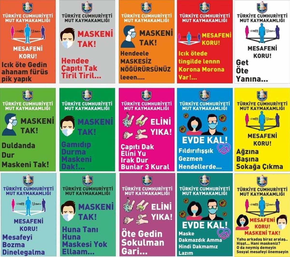 Vatandaşa kendi şivesinde maske ve mesafe uyarıları