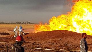 Şam'da doğalgaz boru hattında patlama!