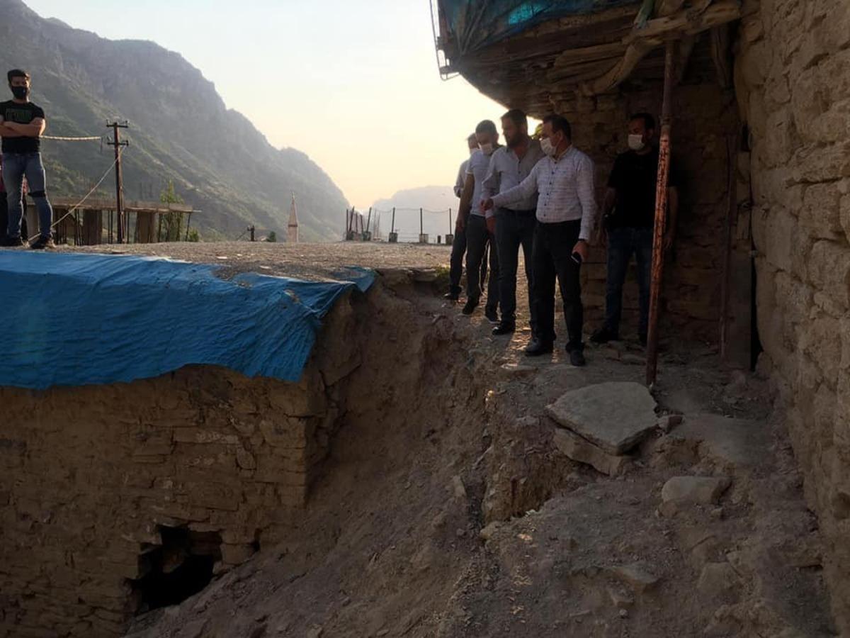 Uludere&rsquo;de &uuml;styapı &ccedil;alışmaları