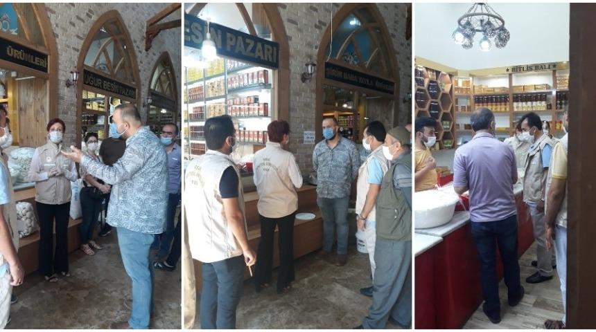 Peynirciler &ccedil;arşısında gıda denetimi