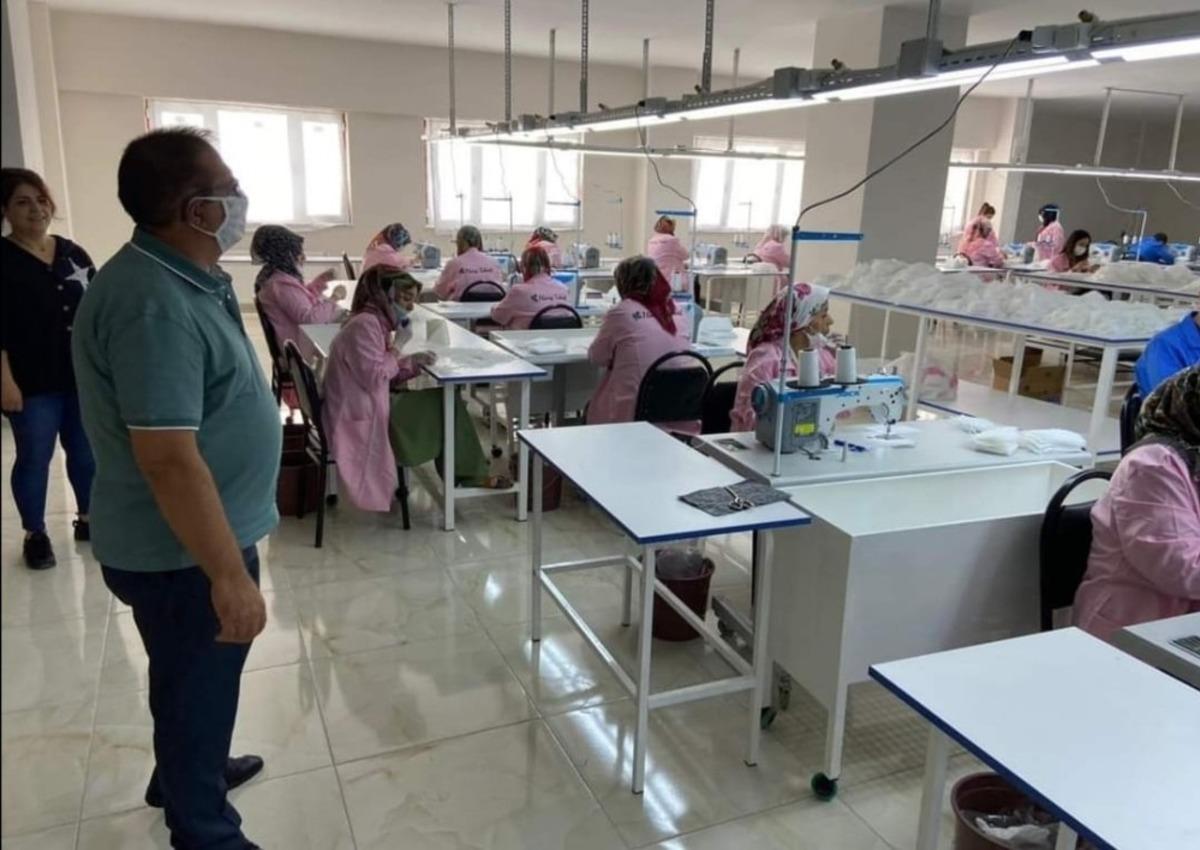 Ak&ccedil;adağ Belediyesi işsiz kadınlara istihdam sağlıyor
