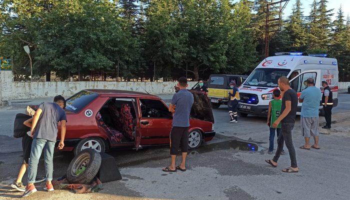 Seyir halindeki otomobilden sızan LPG bomba gibi patladı
