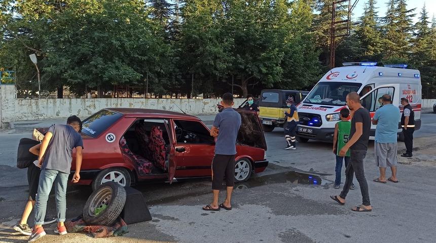 Kahramanmaraş'ta seyir halindeki otomobilden sızan LPG bomba gibi patladı: 3 yaralı