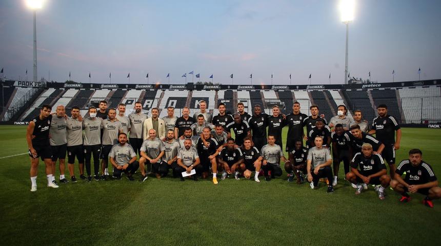 Beşiktaş, PAOK hazırlıklarını tamamladı