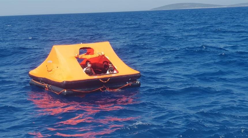 Aydın'da, 30 kaçak göçmen kurtarıldı