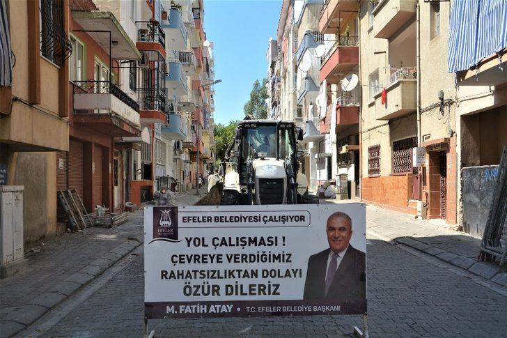 Efeler’de yol yenileme çalışmaları sürüyor G2