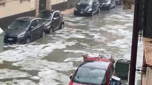 İtalya’yı sağanak fırtına ve dolu vurdu
